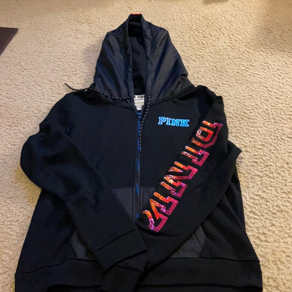 Pink Victoria’s Secret size Large Hoodie